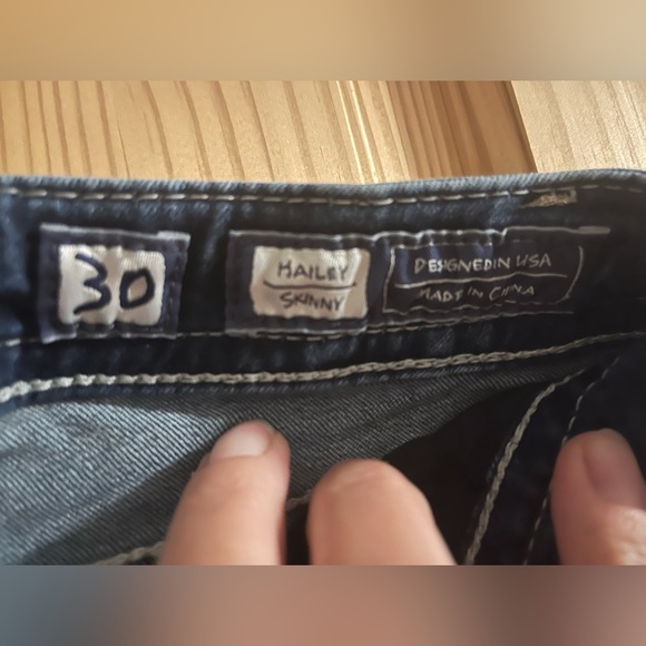 Miss Me Jeans Hailey Skinny Size 30 - Picture 7 of 8